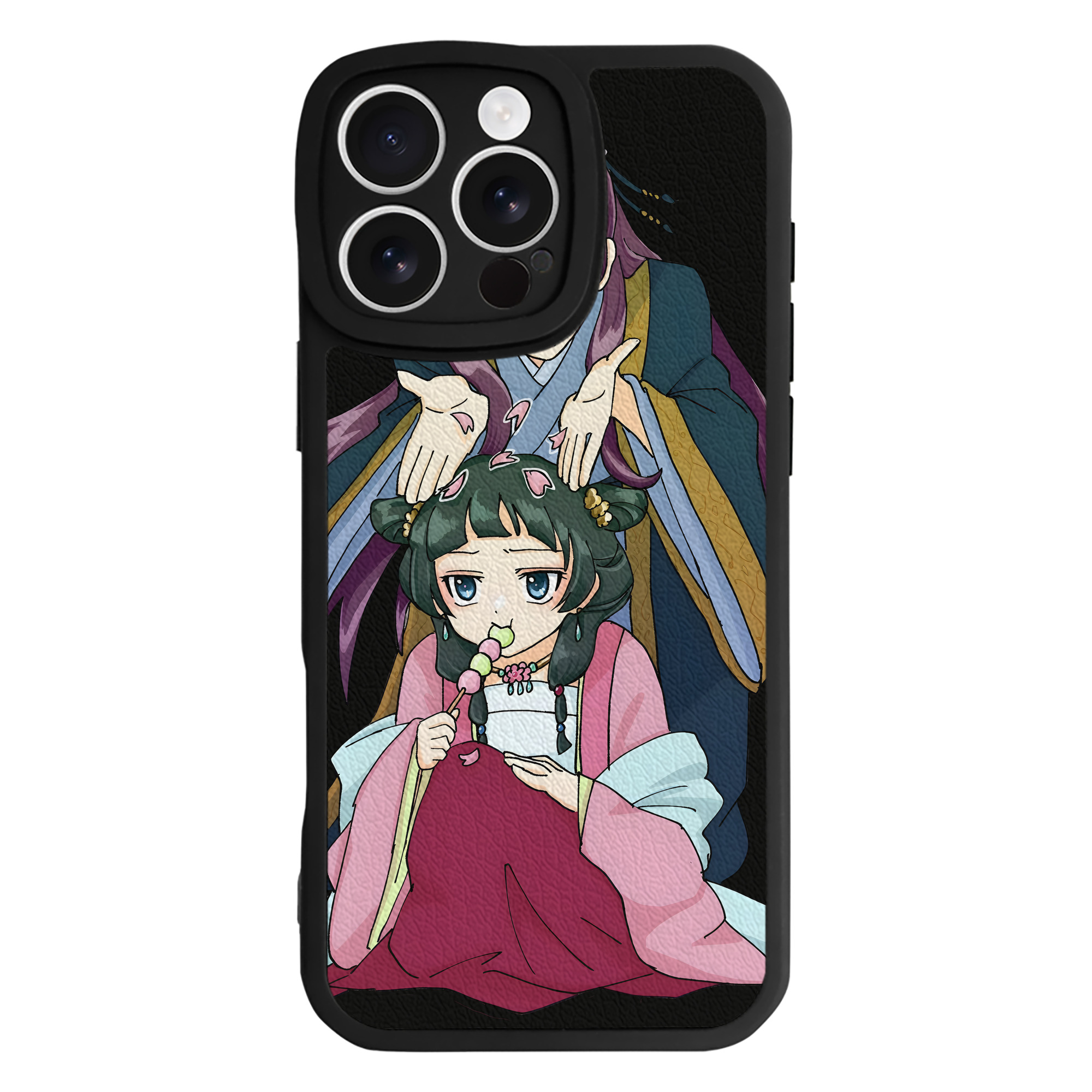 （画像用） 薬屋のひとりごと The Apothecary Diaries 【iPhone 16シリーズ対応】シリコンスマホケース（レザー調） 材質：シリコン